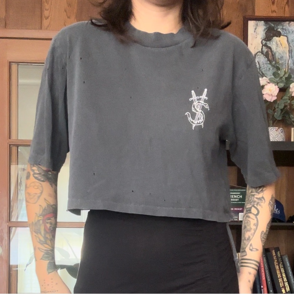 Ksubi crop tee